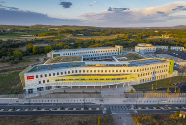 Lycée Simone Veil préfabrication des poteaux